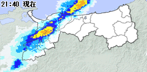 雨量分布マップ