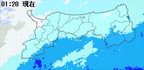 雨量分布マップ