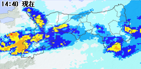 雨量分布マップ