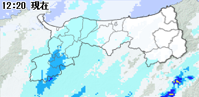 雨量分布マップ