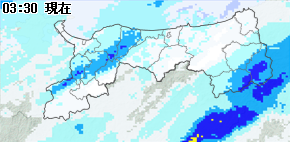 雨量分布マップ